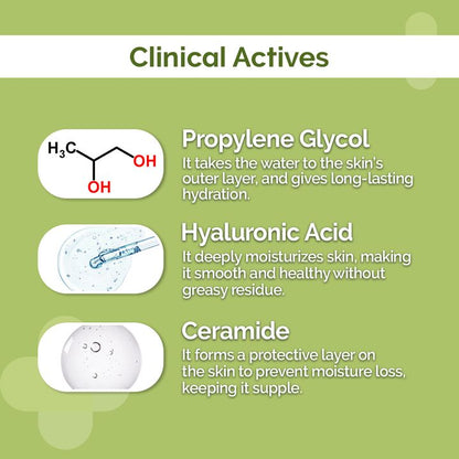 The Derma Co. 5% Propylene Oil-Free Moisturizer with Propylene Glycol & Hyaluronic Acid, 100 GM