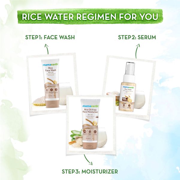 Mamaearth Rice Water Dewy Active Serum With Rice Water & 10% Niacinamide, 50 ML