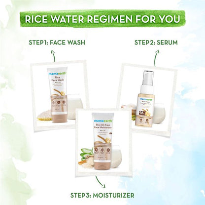 Mamaearth Rice Water Dewy Active Serum With Rice Water & 10% Niacinamide, 50 ML