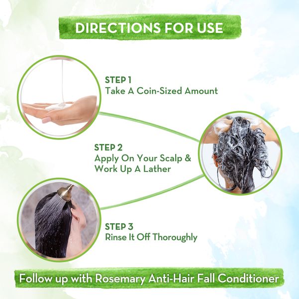 Mamaearth Rosemary Anti-Hair Fall Shampoo, 250 ML