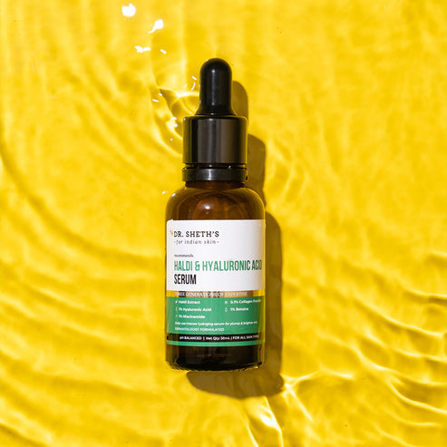 Dr. Sheth’s Haldi & Hyaluronic Acid Serum, 30 ML
