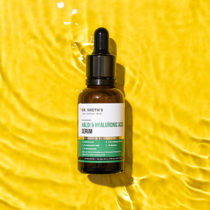Dr. Sheth’s Haldi & Hyaluronic Acid Serum, 30 ML