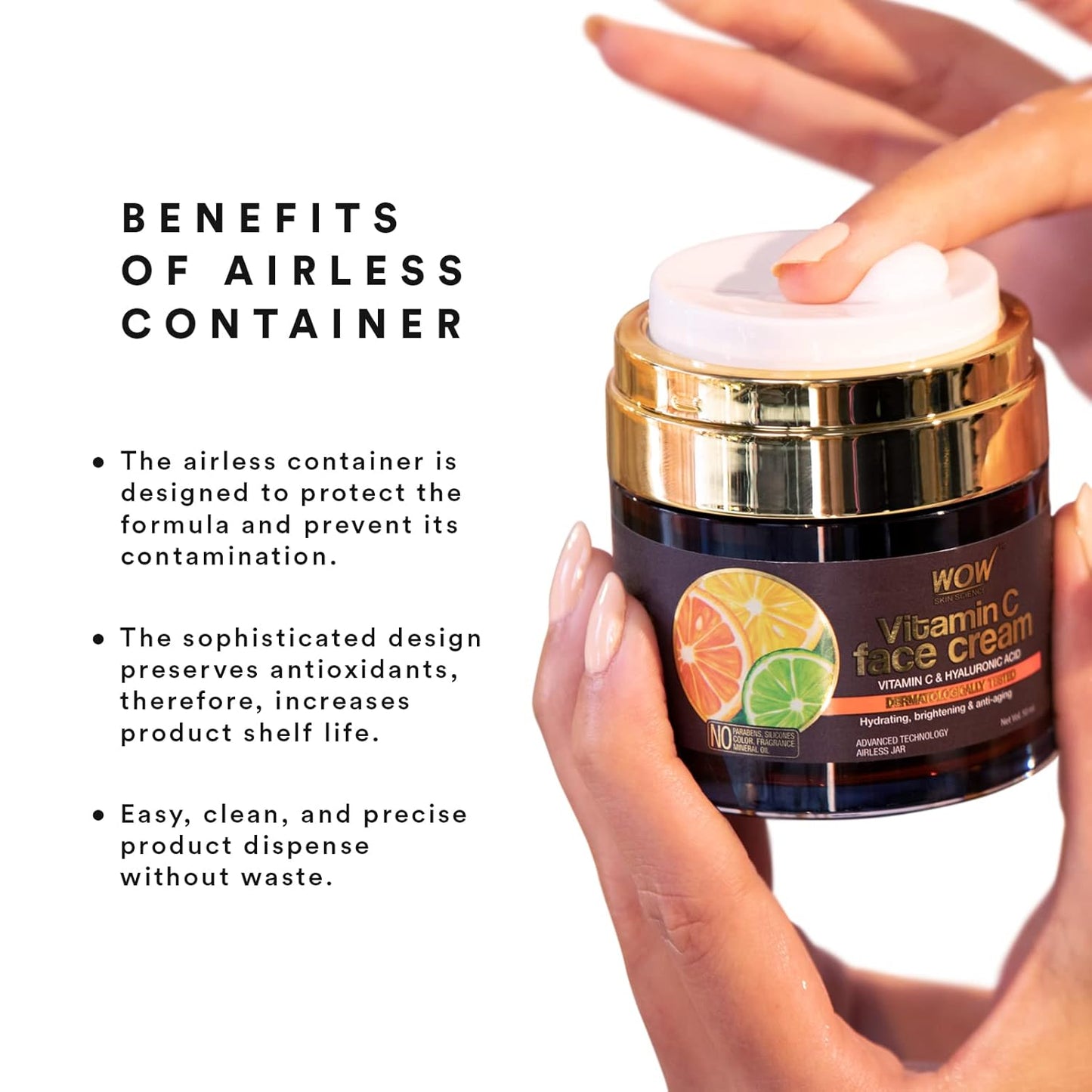 WOW SKIN SCIENCE VITAMIN C FACE CREAM, 50ML