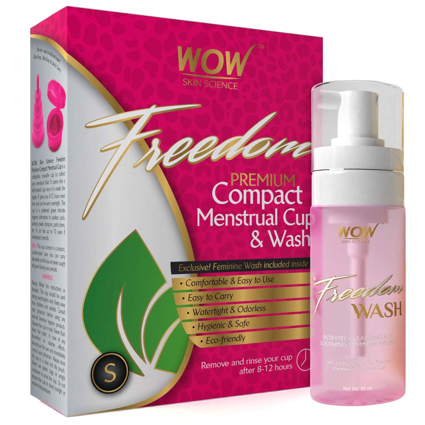 WOW SKIN SCIENCE FREEDOM MENSTRAL CUP 60ML
