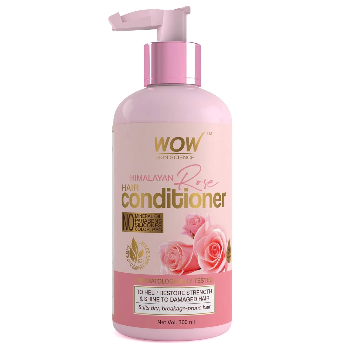 WOW SKIN SCIENCE HIMALAYA ROSE CONDITIONER, 300ML