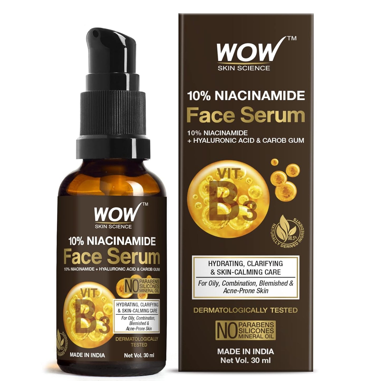 WOW SKIN SCIENCE NIACINAMIDE SERUM, 30ML