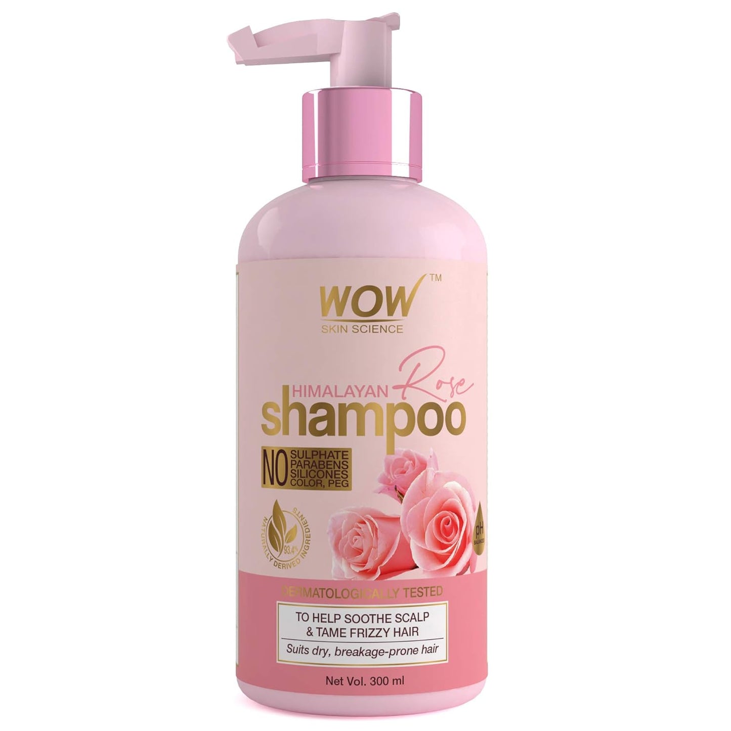 WOW SKIN SCIENCE HIMALAYA ROSE SHAMPOO, 300ML