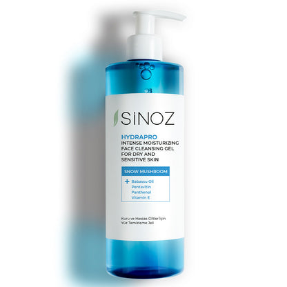 Sinoz Hydrapro Intense Moisturizing Cleansing Gel for Dry to Sensitive Skin, 400ML