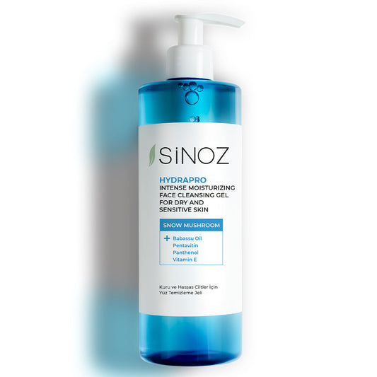 Sinoz Hydrapro Intense Moisturizing Cleansing Gel for Dry to Sensitive Skin, 400ML