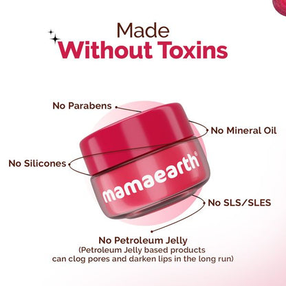 Mamaearth Beetroot Moist Therapy Lip Balm, 15 GM