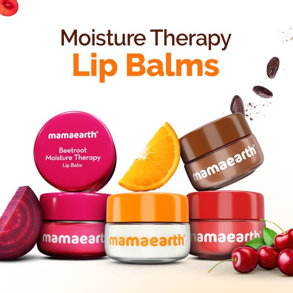 Mamaearth Vitamin C Moisture Therapy Lip Balm SPF 50, 15 GM