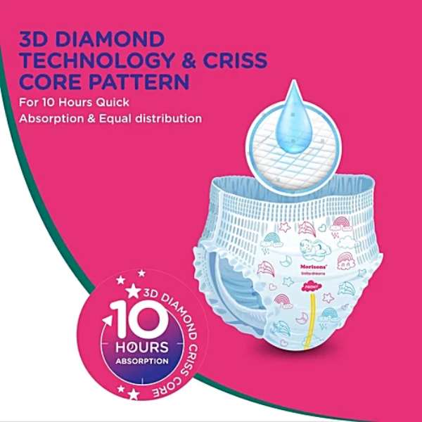 Morisons Baby Dreams Soft Diaper Pants - Large, 30 Count