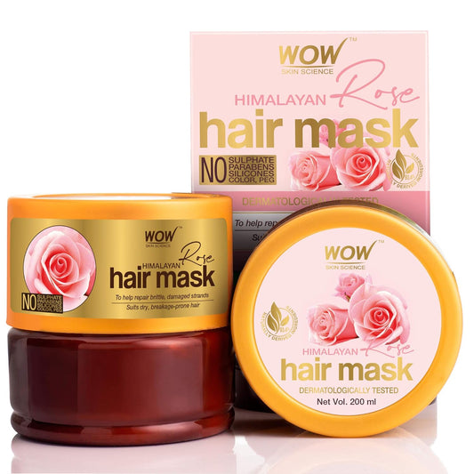 WOW SKIN SCIENCE HIMALAYA ROSE HAIR MASK, 200ML