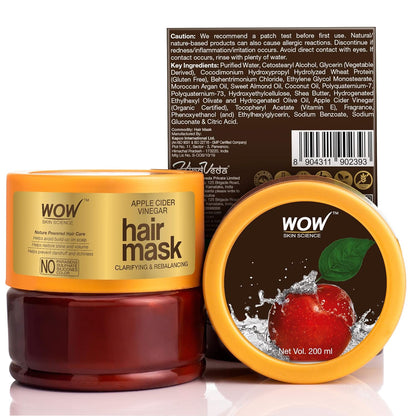 WOW SKIN SCIENCE APPLE CIDER VINEGER HAIR MASK, 200ML