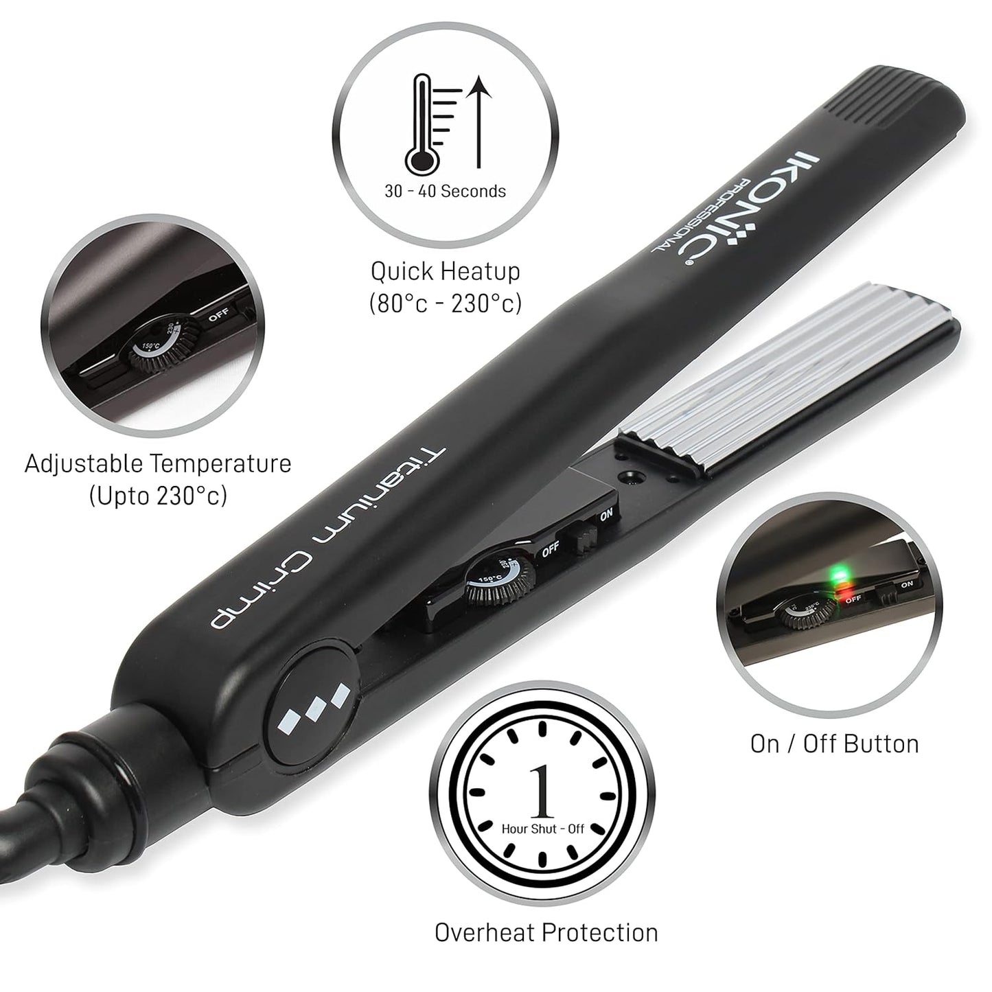 IKONIC SLIM CRIMPER - TITANIUM