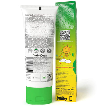 WOW SKIN SCIENCE ANTI POLLUTION SPF40 SUNSCREEN LOTION, 100ML