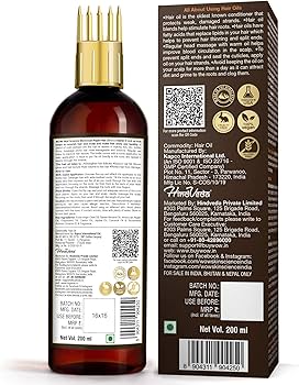 WOW SKIN SCIENCE ARGAN HAIR OIL WITH COMB, 200ML