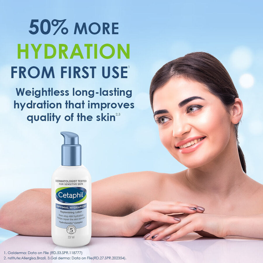 Cetaphil Optimal Hydration Replenishing Body Lotion, 237 ML