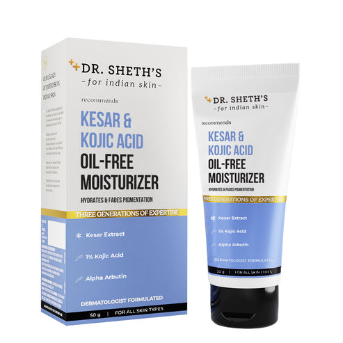 Dr. Sheth’s Kesar & Kojic Acid Oil- Free Moisturizer, 50 GM