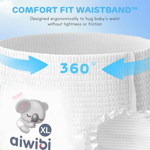 Aiwibi Australian Baby Diaper Pants, Small 44 Count