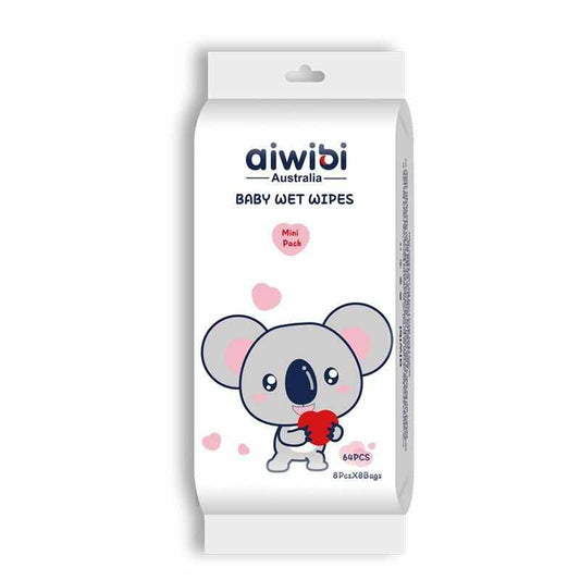 Aiwibi Baby Water Wet Wipes, 64 count