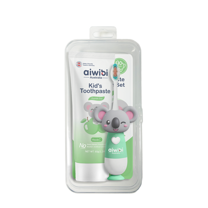 Aiwibi Kid's Tooth Brush & Tooth Paste Combo