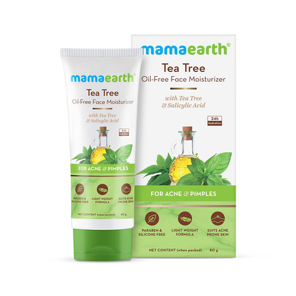 Mamaearth Tea Tree Oil Free Moisturizer, 80 GM