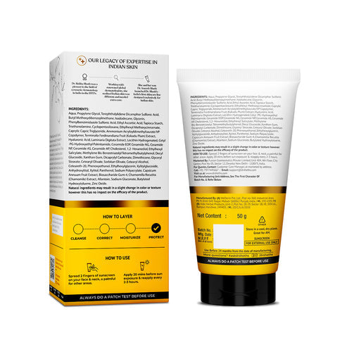 Dr. Sheth’s Ceramide & Vitamin C Sunscreen, 50 GM