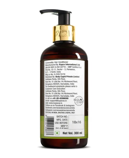 WOW SKIN SCIENCE APPLE CIDER VINEGAR CONDITIONER, 300ML