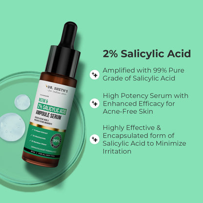 Dr. Sheth’s Neem & Salicylic Acid Serum, 30 ML