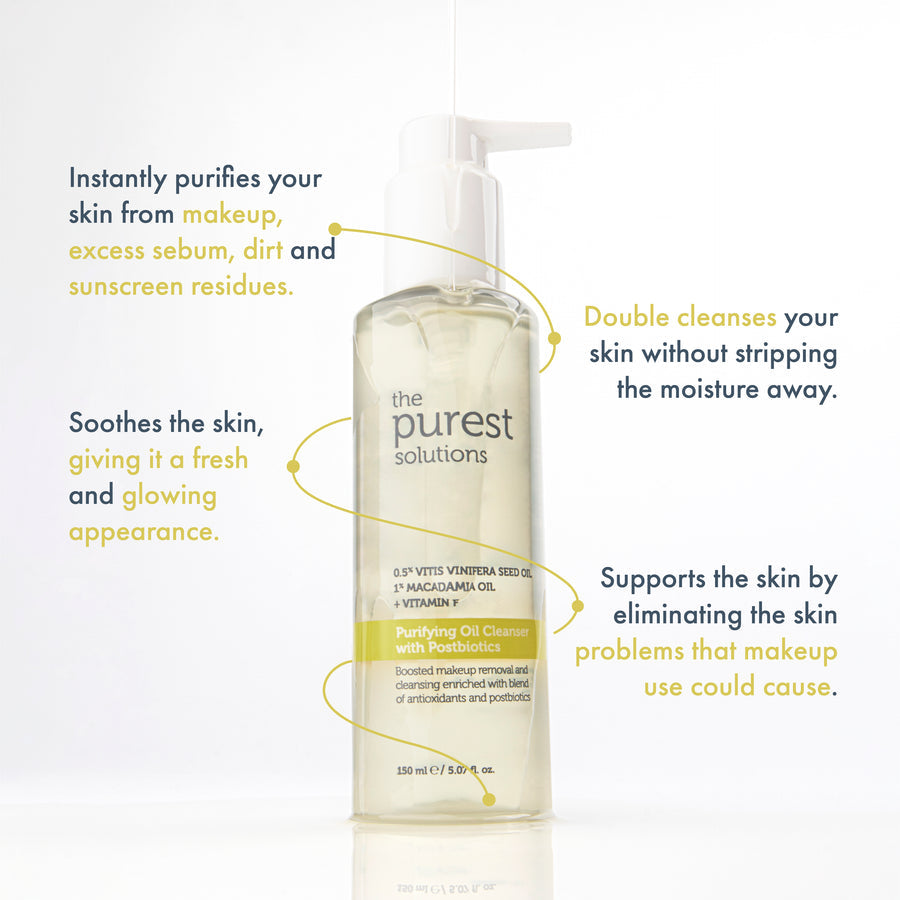 The Purest Solutions Postbiotic Purifying Oil Cleanser, 150ml