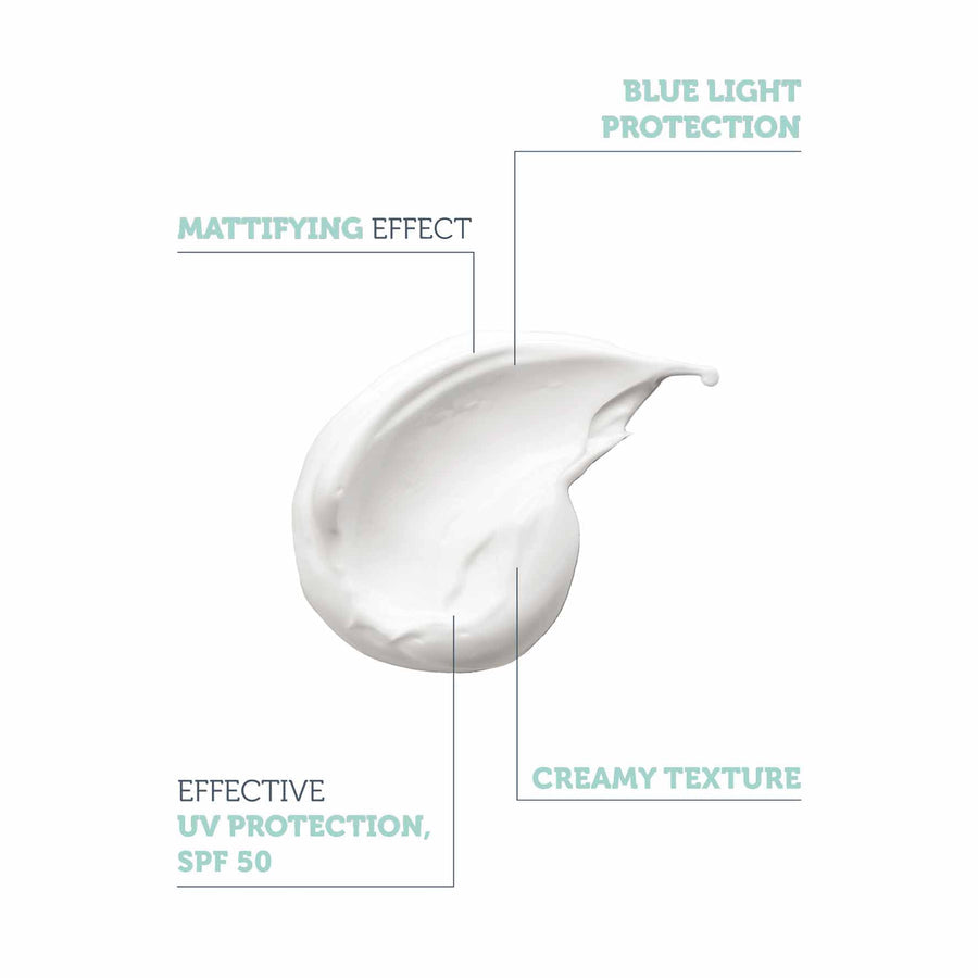 The Purest Solutions Dry Touch Protection Mattifier & Oil Control Moisturizer for Oily Skin 50+ SPF, 50ML