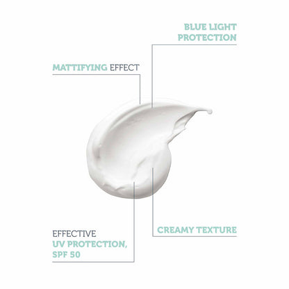 The Purest Solutions Dry Touch Protection Mattifier & Oil Control Moisturizer for Oily Skin 50+ SPF, 50ML