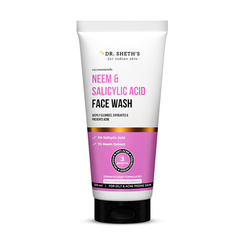 Dr. Sheth’s Neem & Salicylic Acid Face Wash, 100 GM