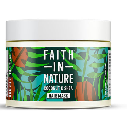 Faith In Nature Coconut and Shea Hydrating Hair Mask, 300ML