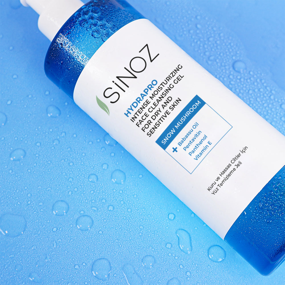 Sinoz Hydrapro Intense Moisturizing Cleansing Gel for Dry to Sensitive Skin, 400ML
