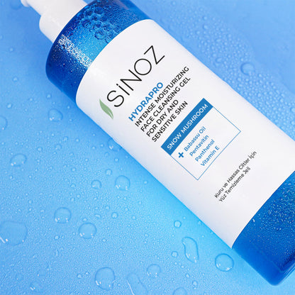 Sinoz Hydrapro Intense Moisturizing Cleansing Gel for Dry to Sensitive Skin, 400ML
