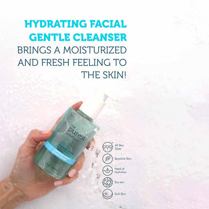 The Purest Solutions Hydrating Gentle Facial Cleanser 0.5% Hyaluronic Acid 0.5% Sodium PCA Ceramide, 200ml