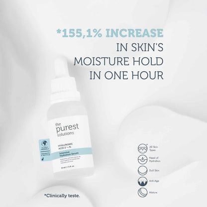 The Purest Solutions Hyaluronic Acid 2% + B5 Intensive Hydration Serum, 30ml