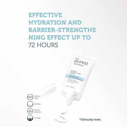The Purest Solutions Hydration Booster Daily Moisturizing Cream Ceramide + 4D Hyaluronic Acid + Pentavitin, 50ML