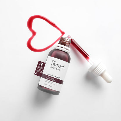 The Purest Solutions AHA 10% + BHA 2% Exfoliating Facial Peeling, 30ml