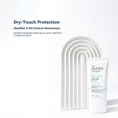 The Purest Solutions Dry Touch Protection Mattifier & Oil Control Moisturizer for Oily Skin 50+ SPF, 50ML