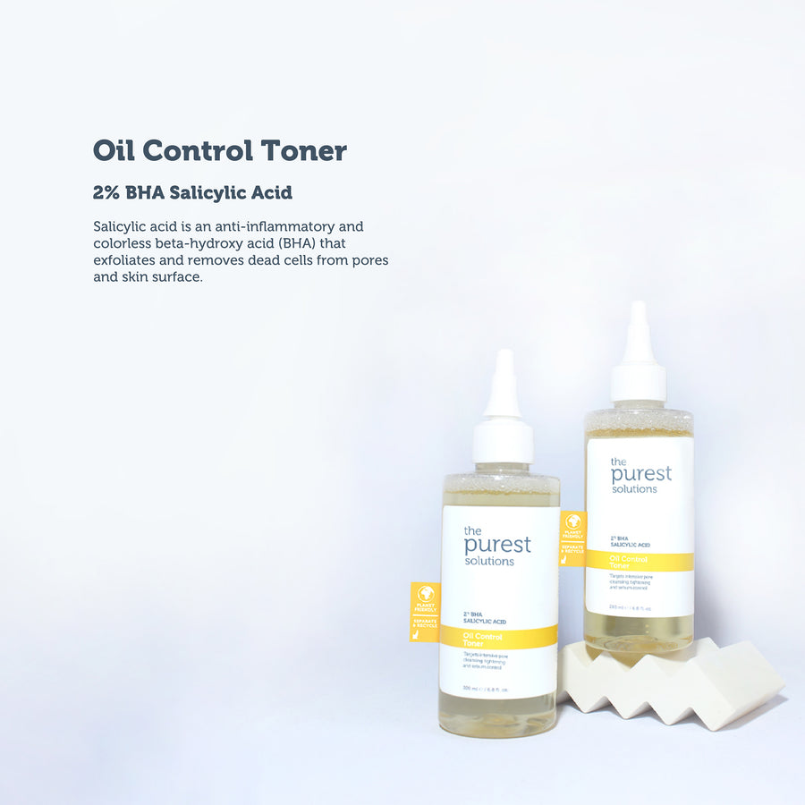 The Purest Solutions Oil Control Toner 2% BHA Salicylic Acid, 200ML