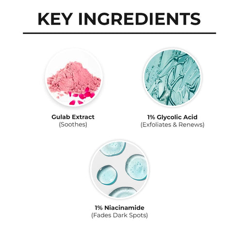 Dr. Sheth’s Gulab & Glycolic Acid Face Wash, 100 GM