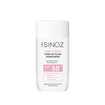 Sinoz Pink Touch Tone Up Fluid Sunscreen SPF 50+, 50ML