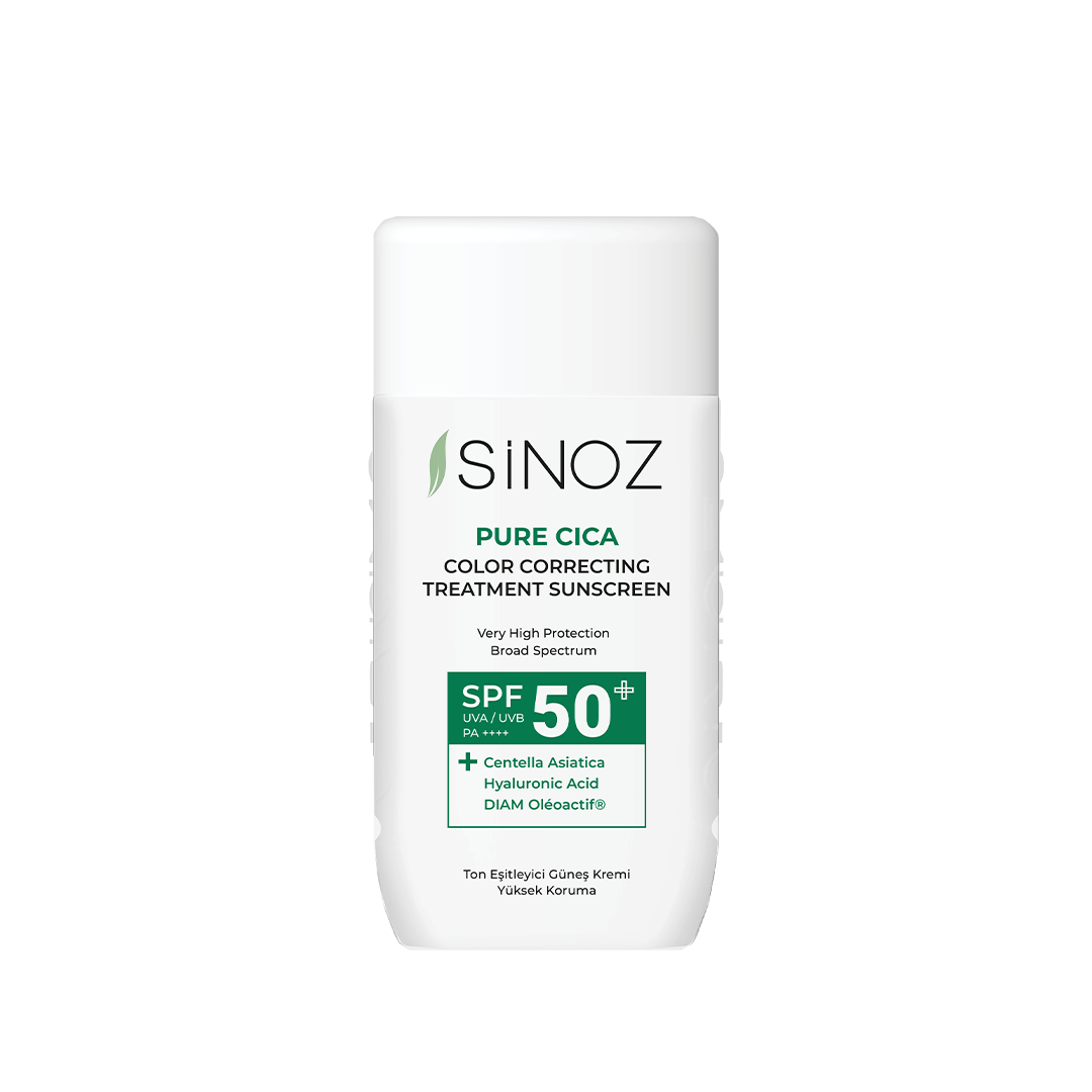 Sinoz Pure Cica Color Correcting Fluid Sunscreen SPF 50+, 50ML