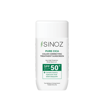 Sinoz Pure Cica Color Correcting Fluid Sunscreen SPF 50+, 50ML