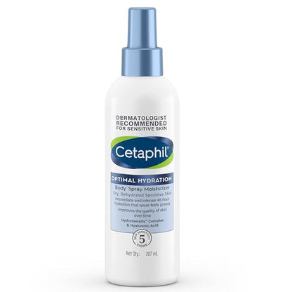 Cetaphil Optimal Hydration Body Spray Moisturizer, 207 ML