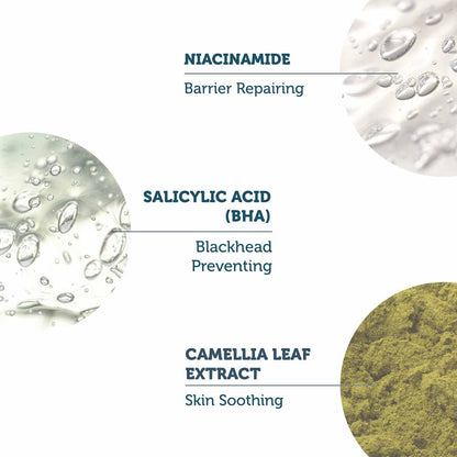 The Purest Solutions Exfoliating Salicylic Acid Cleanser 0.5% Salicylic Acid 1% Niacinamide, 200ml