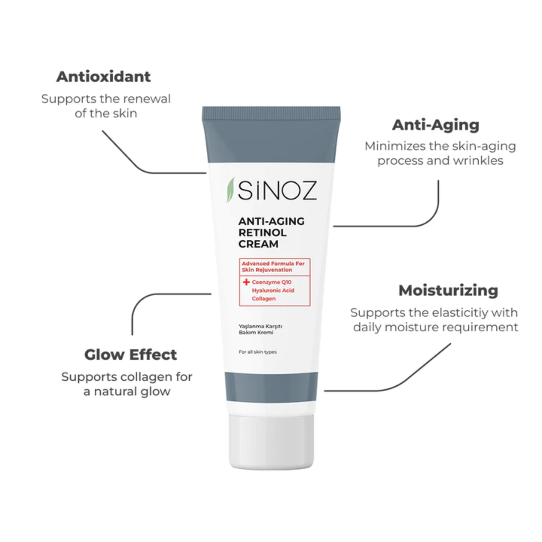 Sinoz Anti Aging Cream with Retinol, 50ML